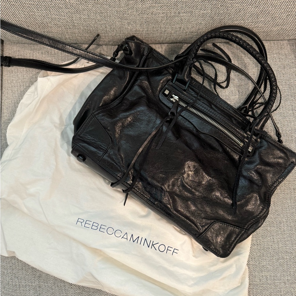 Rebecca Minkoff Black leather Satchel Tote